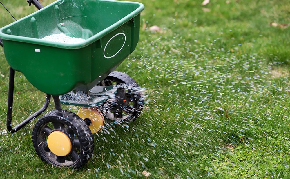 PROFESSIONAL FERTILIZATION FOR A HEALTHY LAWN Walk 